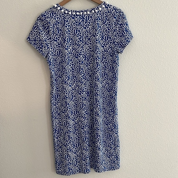 Lilly Pulitzer Etta Pullover Dress – Corsica Blue Easy Peasy – Size Medium - Picture 6 of 7